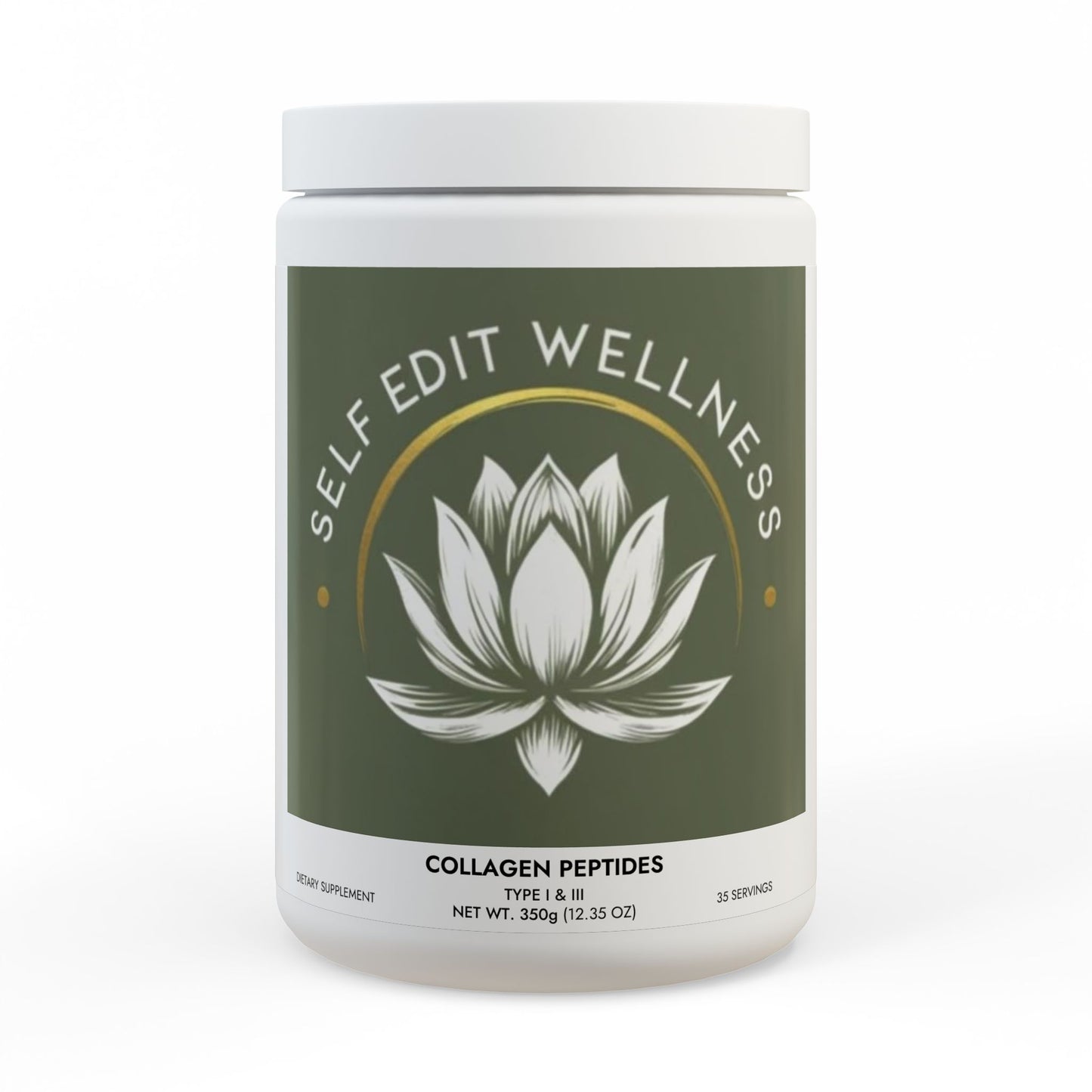 Collagen Peptides Type I & III Supplement (350g, 12.3oz)