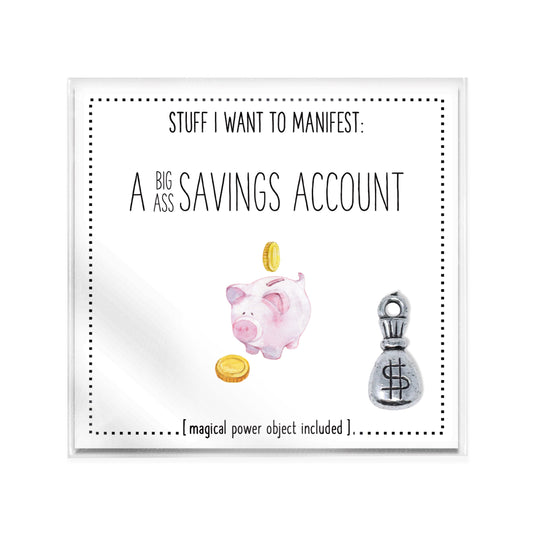 Stuff I Want To Manifest : A (big ass) Savings Account