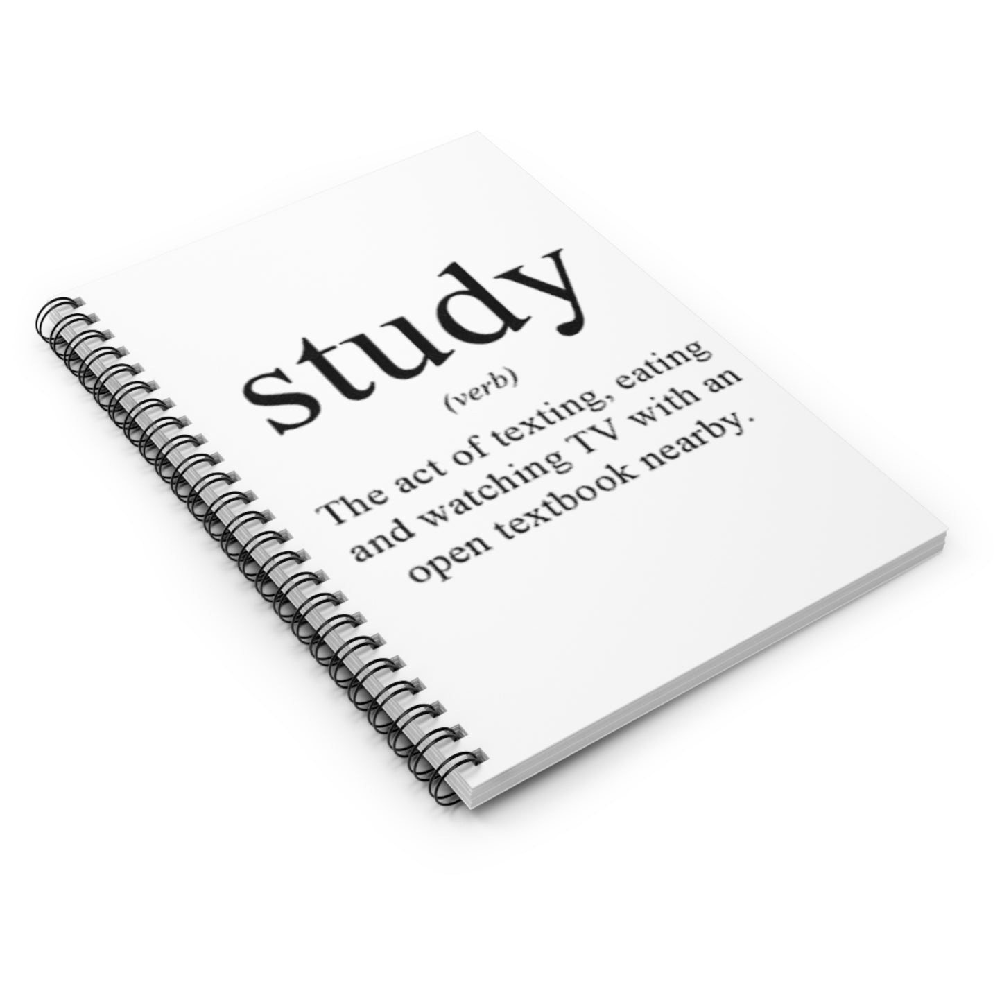 Study-Inspired Spiral Notebook for Students, Perfect for School, Journaling, or Gift Ideas: Study Verb Definition, Academic Planner, [...]