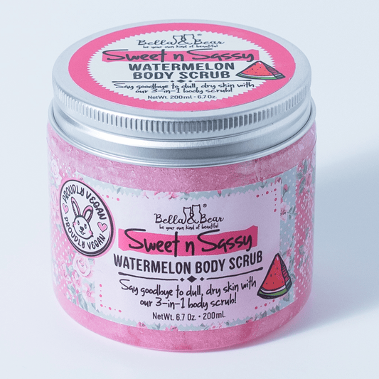 Bella & Bear 6.7oz Sweet 'n' Sassy Watermelon Body Scrub