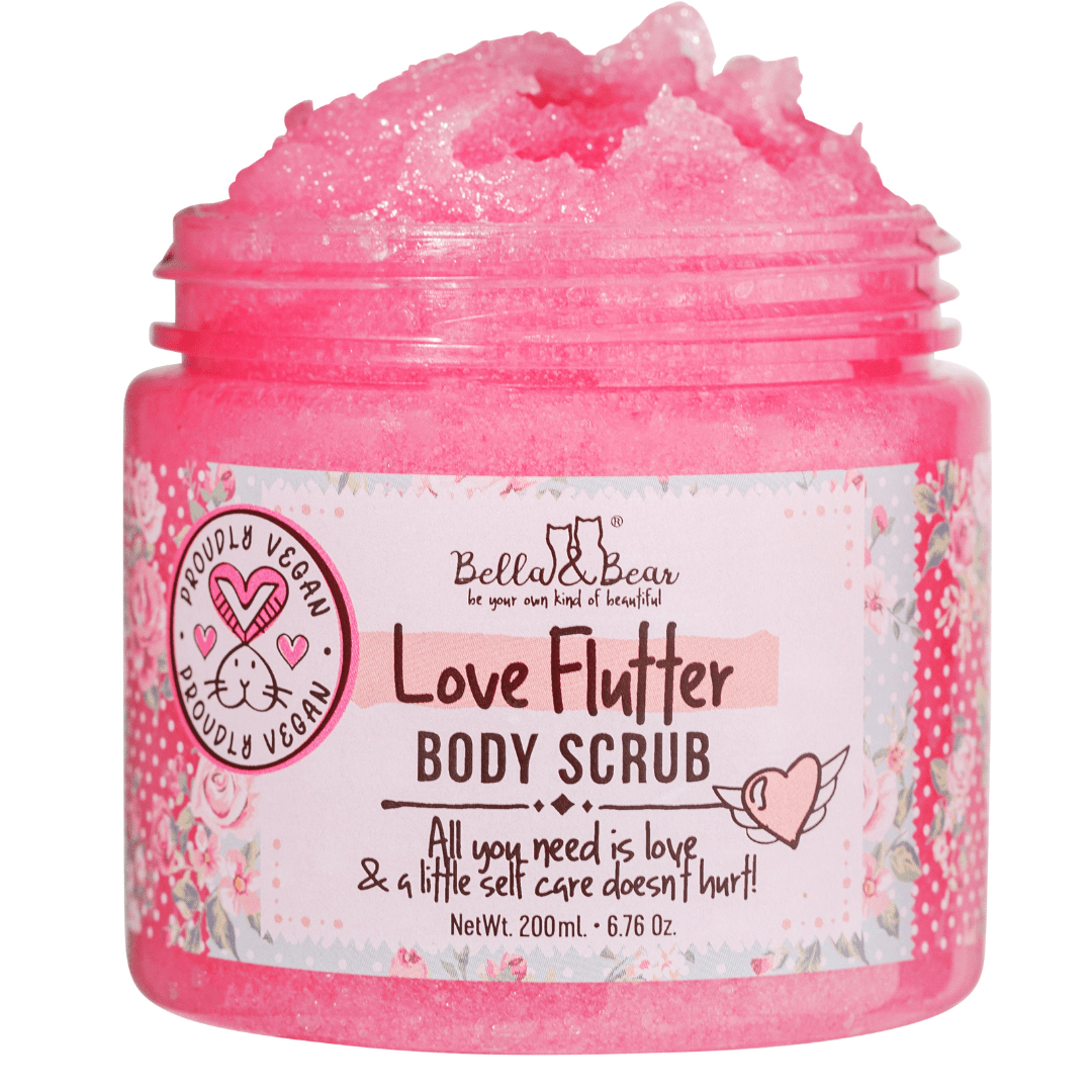 Bella & Bear Love Flutter Gift Set | Body Scrub | Body Butter | Gift